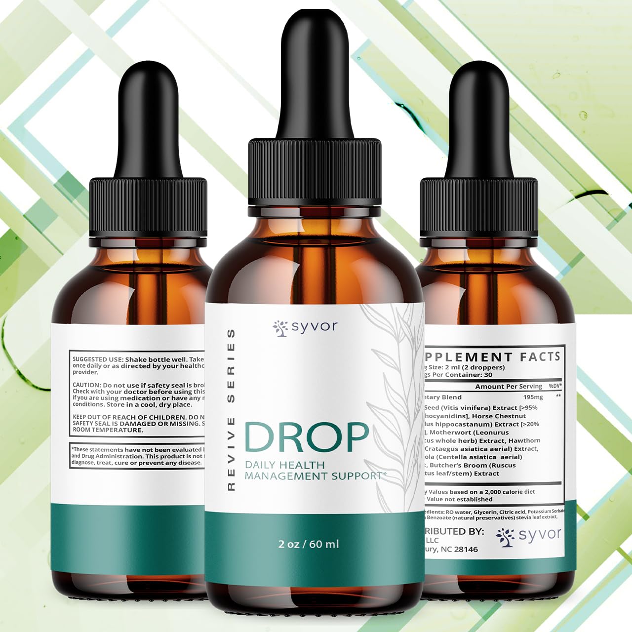 (3 Pack) Drop The Pounds Drops, Official Drop The Pounds Liquid Drops with All Natural Ingredients, Advanced Health Optimizer & Wellness Support with Premium Vitamins for Women & Men (90 Servings) - Maple Wellness Supplements