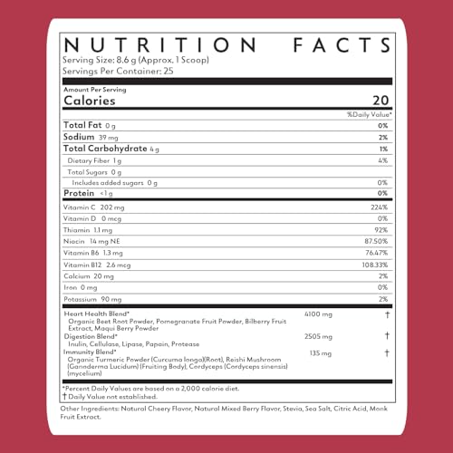 Natrava Beets+ | Organic Beet Root Powder, Vitamins, and Prebiotics | Supports Healthy NatravaBuy Supplements Australia