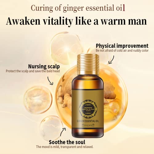 (2pc 60ml) Belly Drainage Ginger Oil, Slimming Tummy Ginger Oil, Ginger Oil Drainage Massage YG LianKaiBuy Supplements Australia