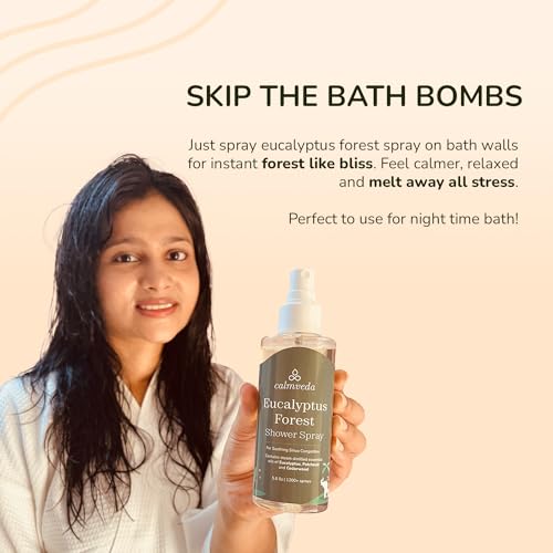 Eucalyptus Shower Spray Spa Feel - Escape to Serene Eucalyptus Forest (1200+ Sprays) CalmvedaBuy Supplements Australia