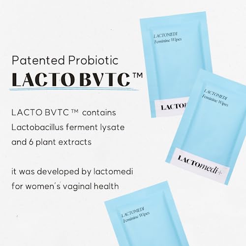 LACTOMEDI Feminine Wipes | Unscented Feminine Wipes | Individually Wrapped | pH-Balanced Feminine LACTOMEDIBuy Supplements Australia