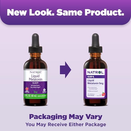 Natrol Liquid Melatonin 1mg, Berry-Flavored Dietary Supplement for Restful Sleep, 2 Fl Oz NatrolBuy Supplements Australia