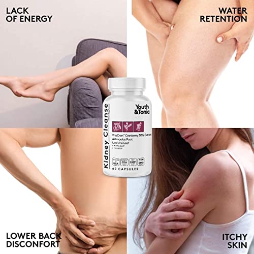 Youth & Tonic Kidney Cleanse Detox for Residual Metabolic Waste & Excess Body Water Youth & TonicBuy Supplements Australia