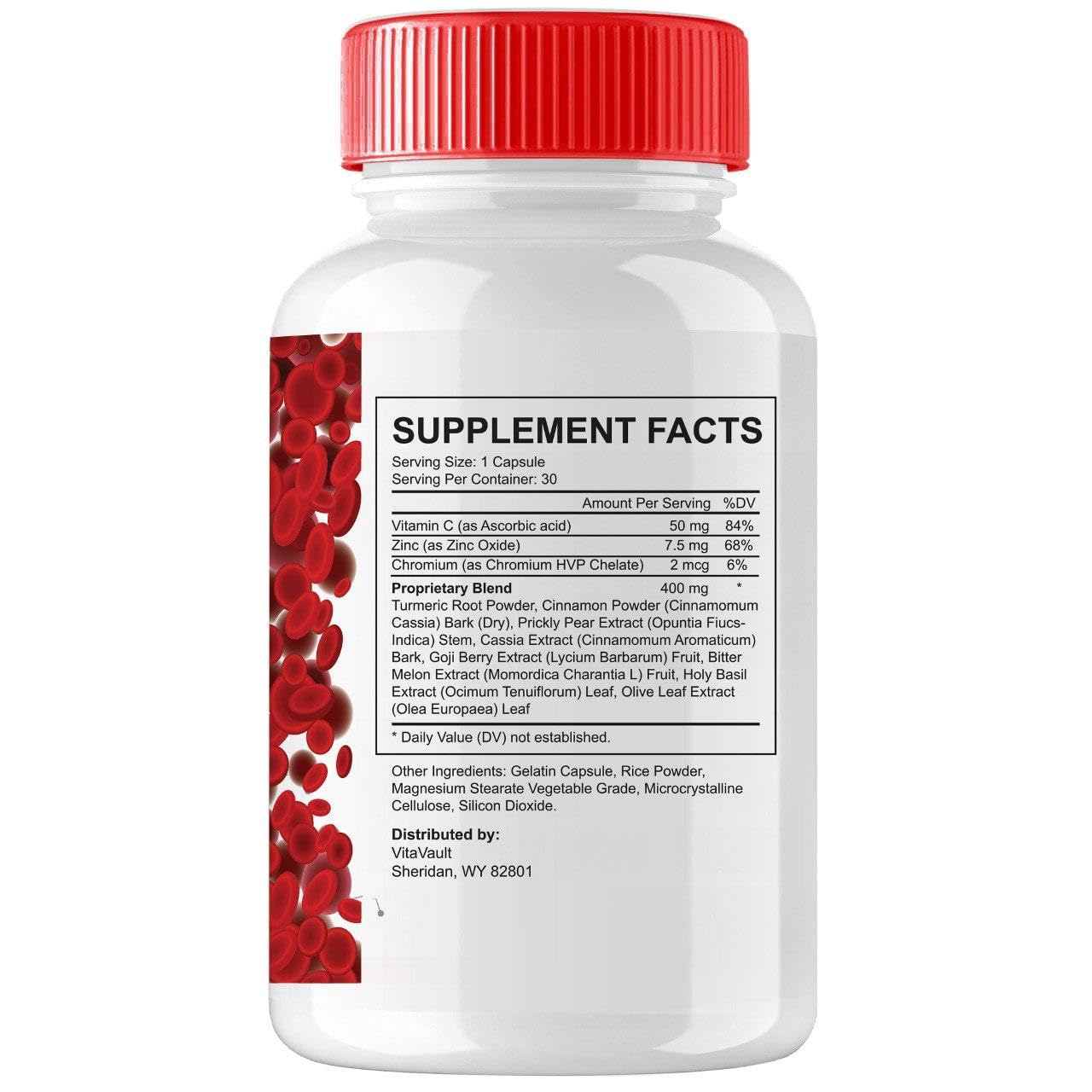 (5 Pack) Glucofort, Max Advanced Blood Support Formula Capsules - Maple Wellness Supplements