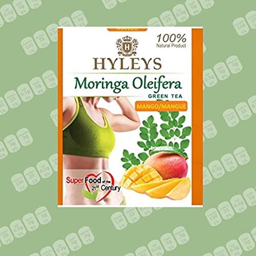 Hyleys Tea Moringa Oleifera with Mango Flavor - 25 Tea Bags (Miracle Tree Tea) HYLEYSBuy Supplements Australia