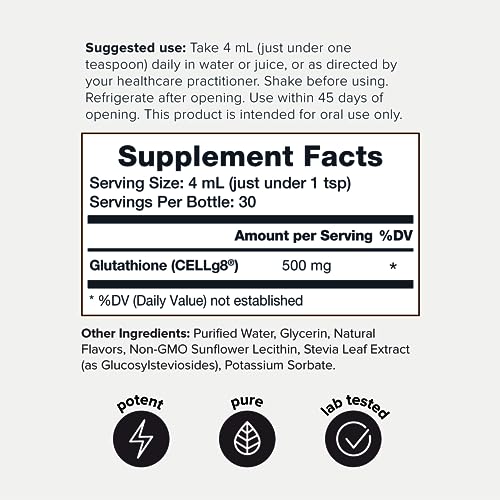 Lab Tested Ultra Bioavailable Liposomal Glutathione - 4 fl. oz Mixable Wild Berry Natural ToniiqBuy Supplements Australia