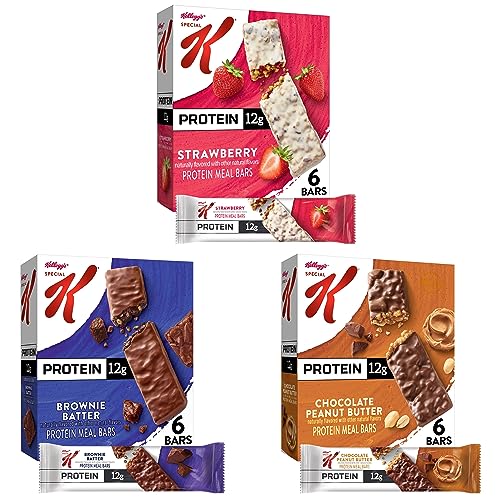 Kellogg's Special K Protein Meal Bars, Meal Replacement, Bulk Protein Snacks, Variety Pack Special KBuy Supplements Australia