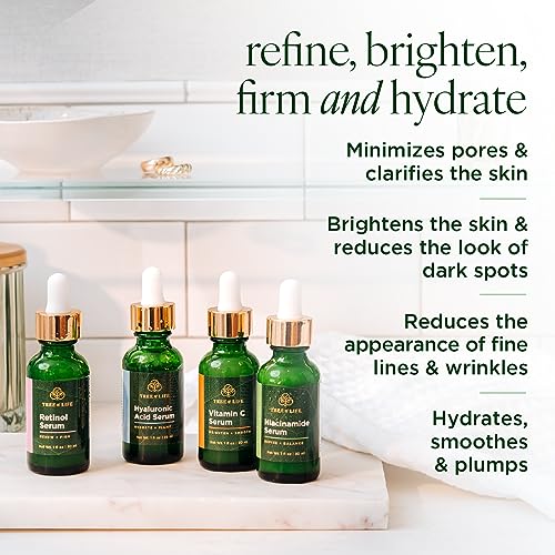 Tree of Life Advanced Regimen - 4ct x 1 Fl Oz - Niacinamide Serum (Refine) Tree of Life BeautyBuy Supplements Australia