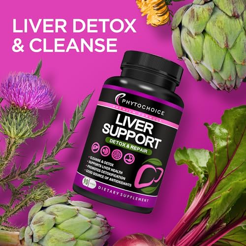 Liver Cleanse Detox & Repair All-in-One Liver Health Support Supplement-Herbal Complex PHYTOCHOICEBuy Supplements Australia