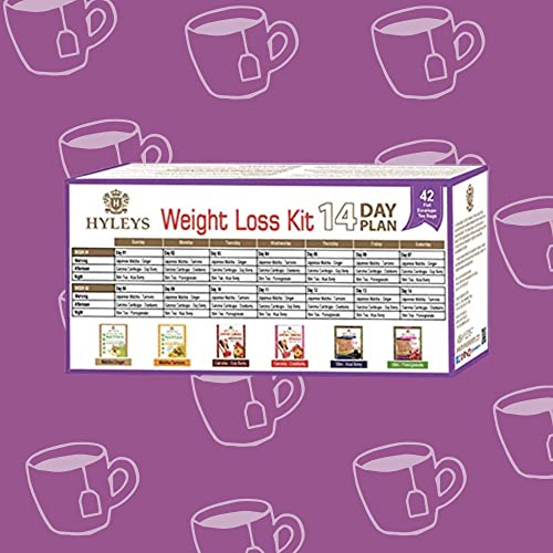 Hyleys 14 Day Weight Loss Tea - 42 Tea Bags (1 Pack), Detox Tea for Cleanse HYLEYSBuy Supplements Australia