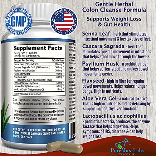 YUMMYVITE 15 Day Colon Cleanse and Detox, Herbal Detox Formula, Supports Weight YUMMYVITEBuy Supplements Australia