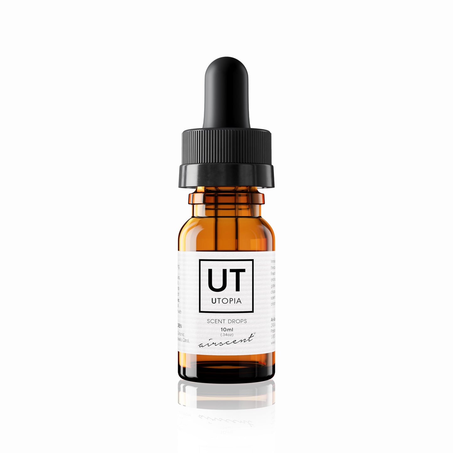Utopia Diffuser Oil - Air-Scent Aroma and Essential Oil Blend - 10 Milliliter (.34 fl oz) Fragrance Oil Bottle