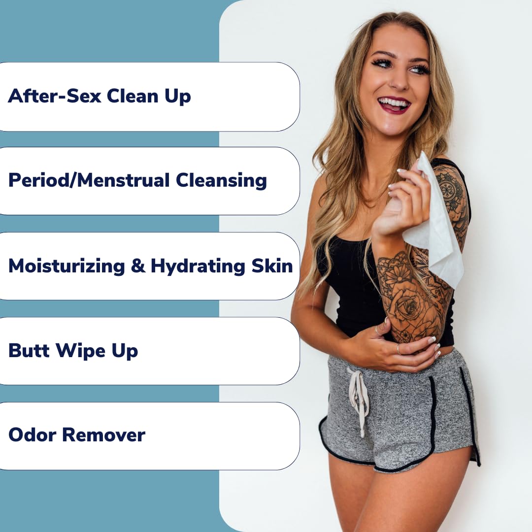 Royal Intimate Cleansing Feminine Wipes for Vaginal Hygiene, Personal Cleansing, Period Care RoyalBuy Supplements Australia