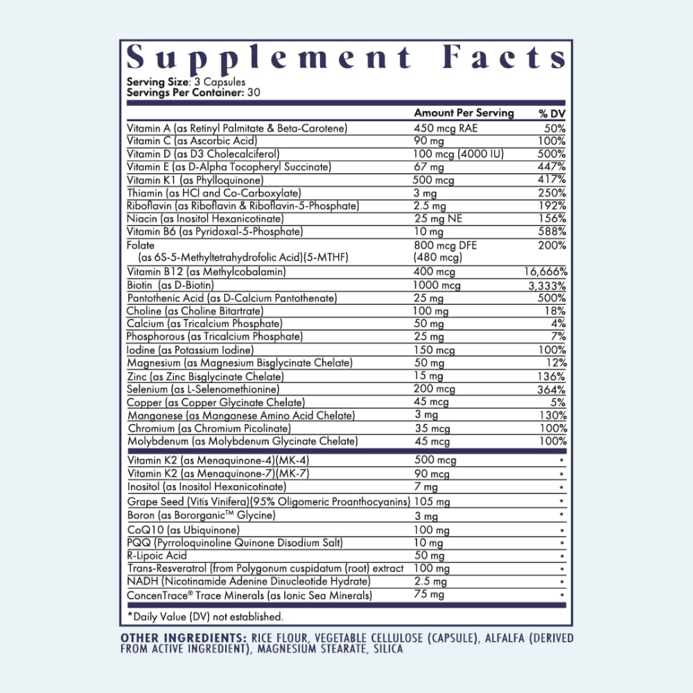 FullWell Women's Multivitamin - Daily Multivitamin for Reproductive Health - Supports Future Fertility, Hormone Balance & Overall Wellness - Antioxidant Blend - CoQ10 & PQQ - 90 Count (30 Servings) FullWellBuy Supplements Australia