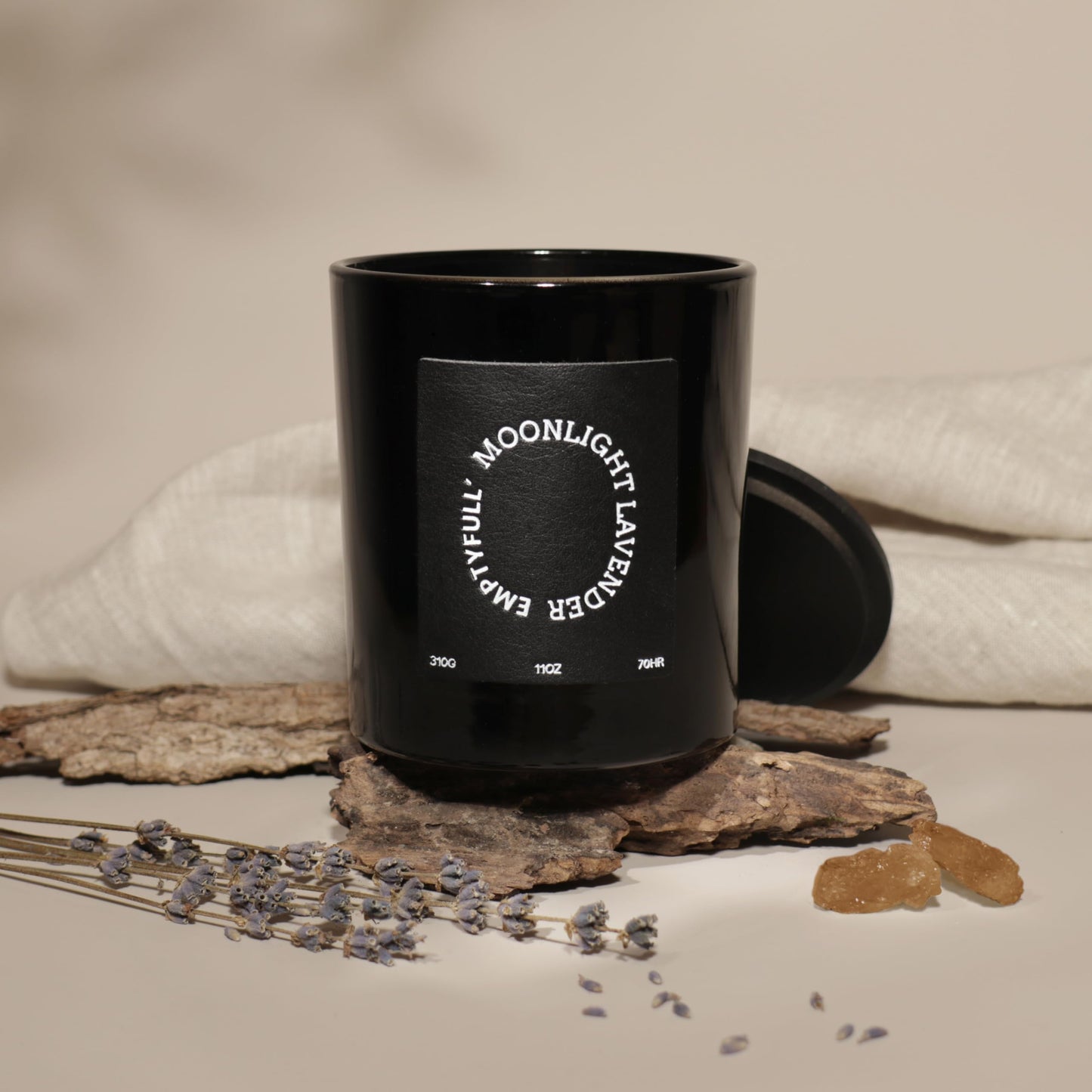 EMPTYFULL Lavender Scented Candles, Wood Wick, 11 oz Large Candle, Natural Soy Candles EmptyfullBuy Supplements Australia
