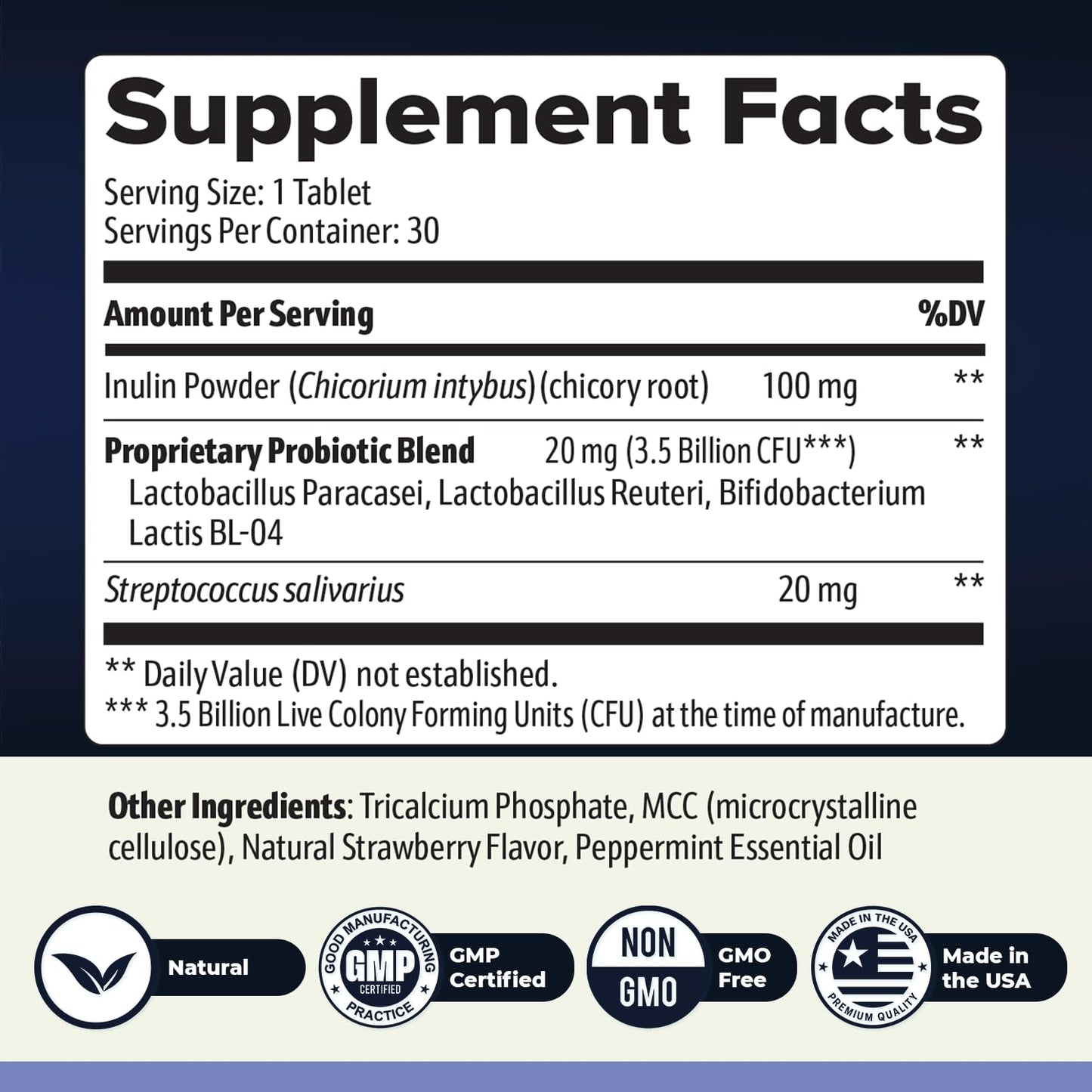 Nature’s NutriWave BrainSync Probiotic Supplement – Supports Daily Wellness & Gut-Brain Balance – 3.6 Billion CFU – 30 Dissolvable Tablets, 1 Month Supply Nature’s NutriWaveBuy Supplements Australia