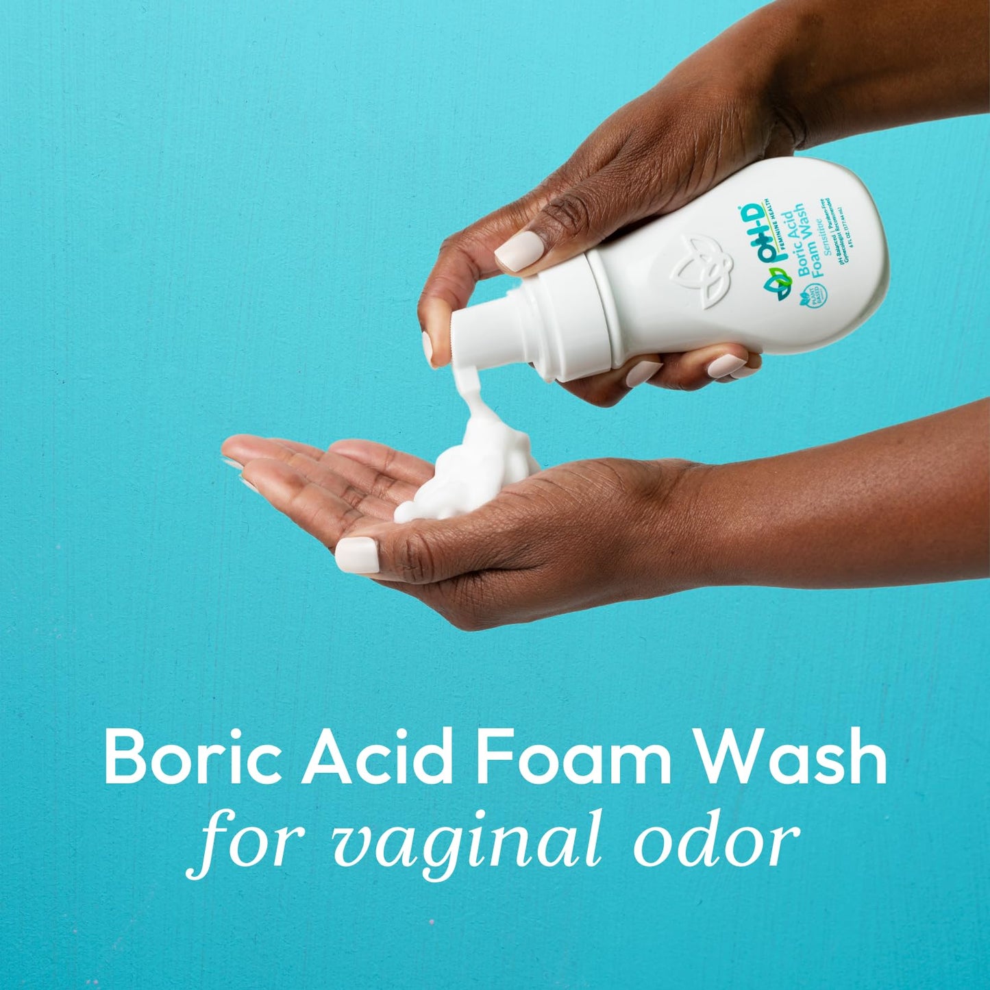 pH-D Feminine Health - Boric Acid Foam Wash - pH-Balanced, Paraben-Free, and Plant-based pH-D Feminine Health SupportBuy Supplements Australia