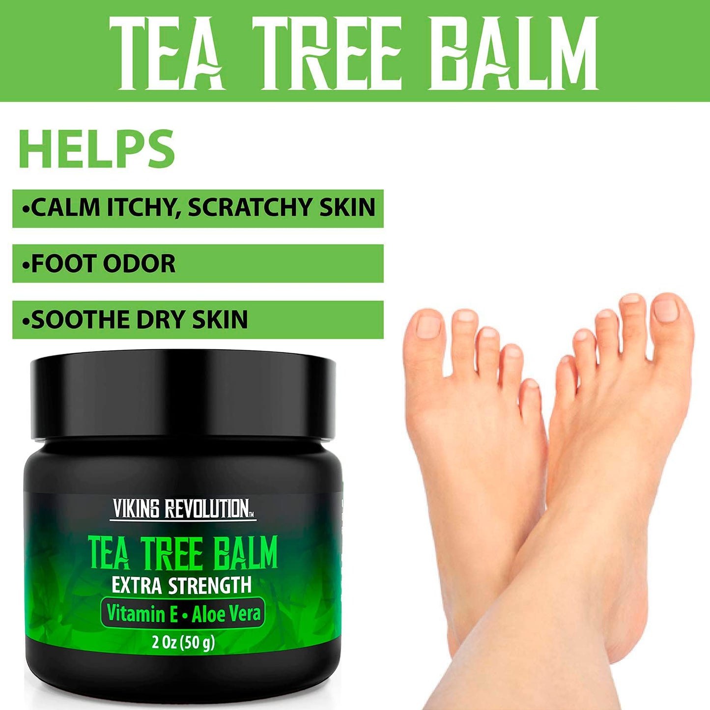 Viking Revolution Skin Cleaning Agent Tea Tree Kit for Men - Tea Tree Oil Set with Body Viking RevolutionBuy Supplements Australia