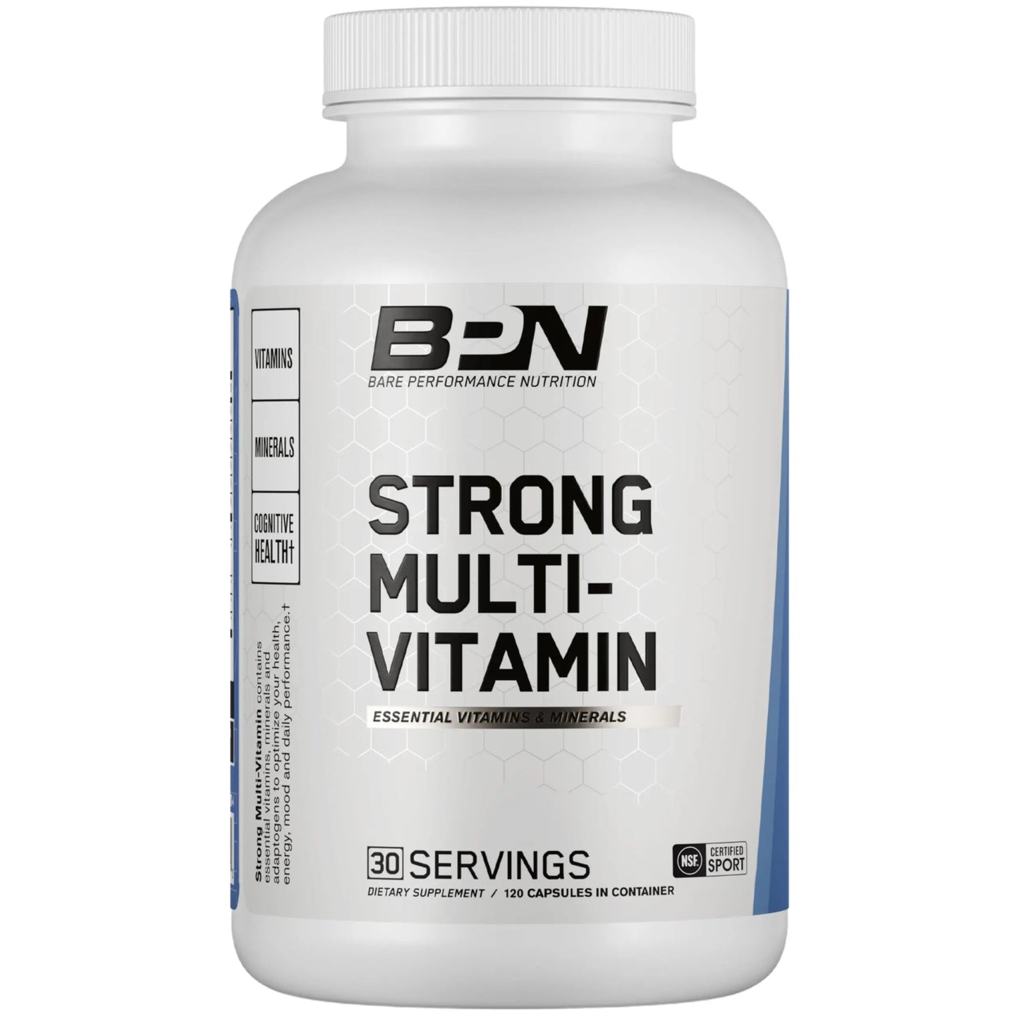 BARE PERFORMANCE NUTRITION BPN Strong Multi-Vitamin 30 Day Supply + Recover Post-Workout Muscle Recovery Drink Mix BARE PERFORMANCE NUTRITION