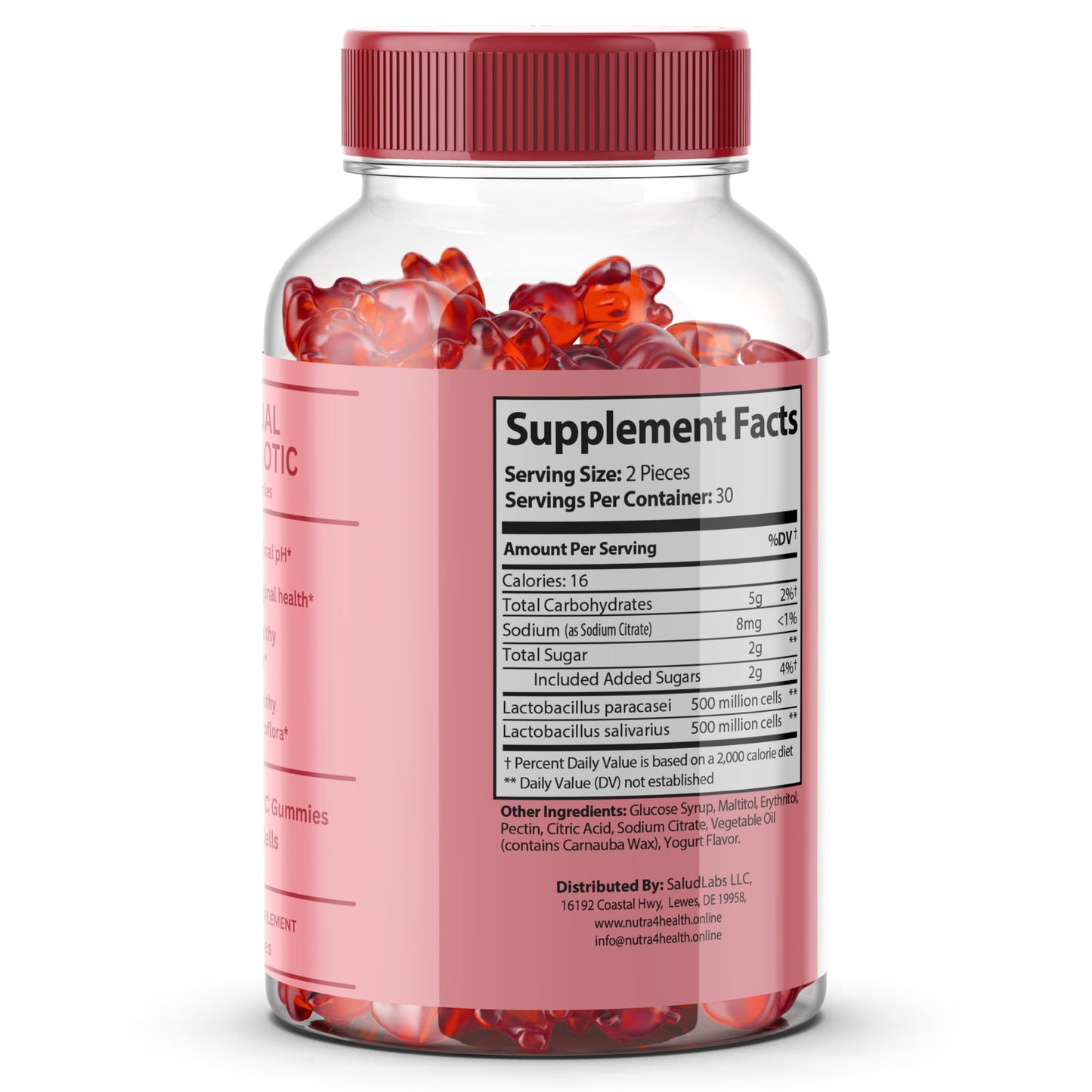 FEM Vaginal Probiotic Gummies for Women - Promotes pH Balance, Healthy Vaginal Odor & Urinary nutra4healthBuy Supplements Australia