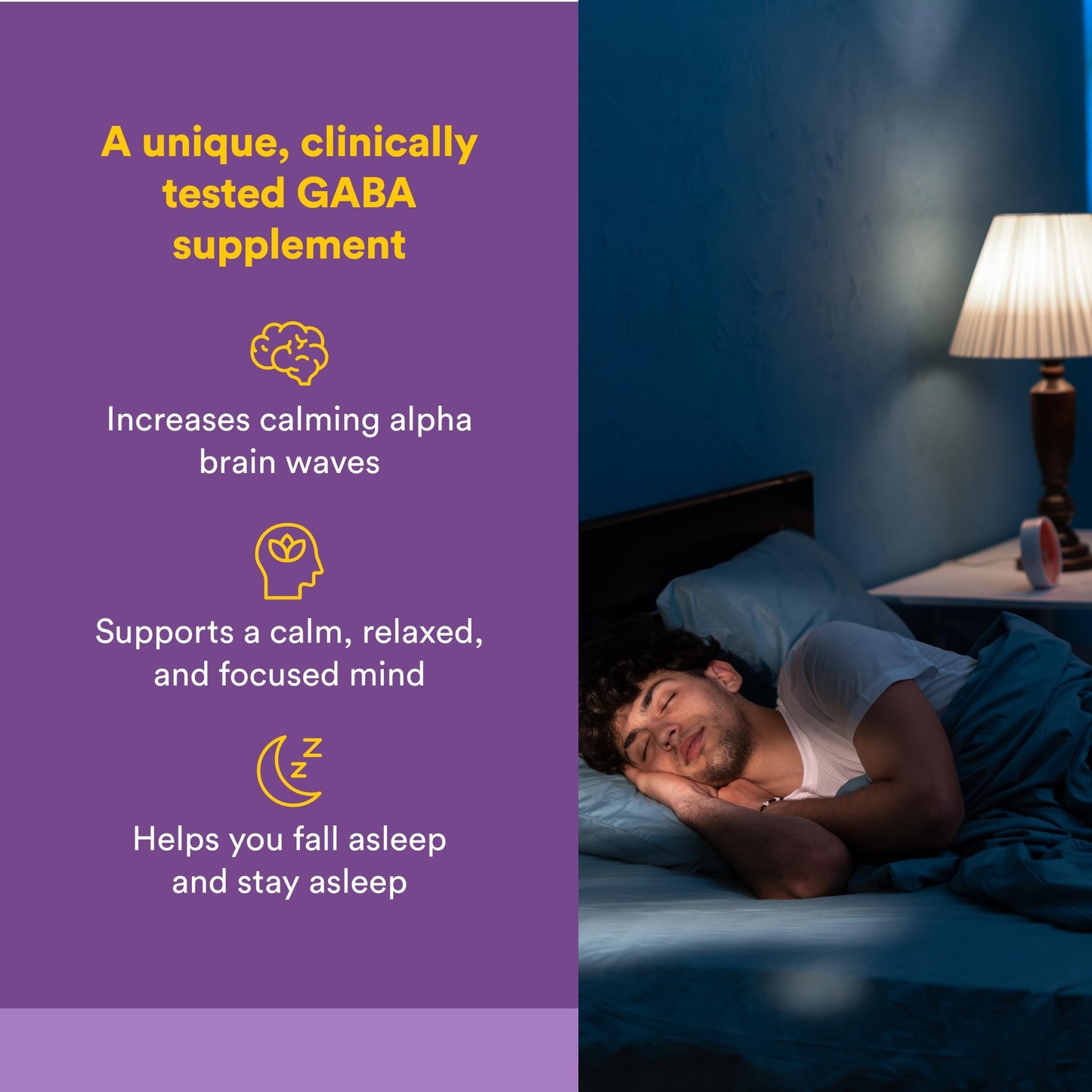 Natural Factors Pharma GABA - Dietary Supplement Supports Calm Sleep & Sleep Quality - Natural, Fast-Working Supplement Aids Focus & Brain Health - 60 Chewable Tablets (60 Servings) Natural FactorsBuy Supplements Australia