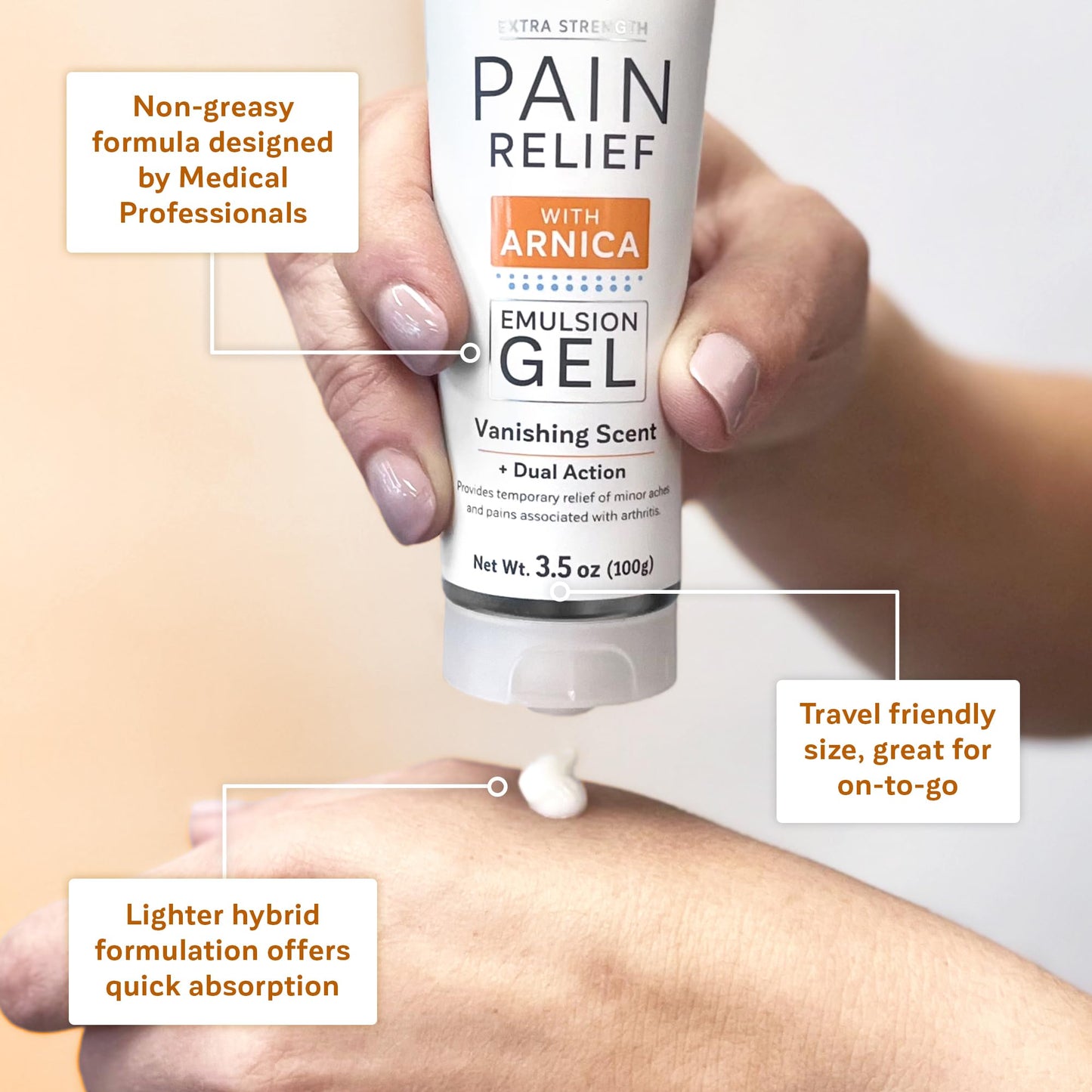 Kalaya Extra Strength Pain Relief Gel with Arnica -Fast Acting, Long Lasting, Vanishing Scent, medically formulated for Arthritis, Joints, Muscle, Back, Neck, Shoulder, Hand and Knee Pain Kalaya NaturalsBuy Supplements Australia