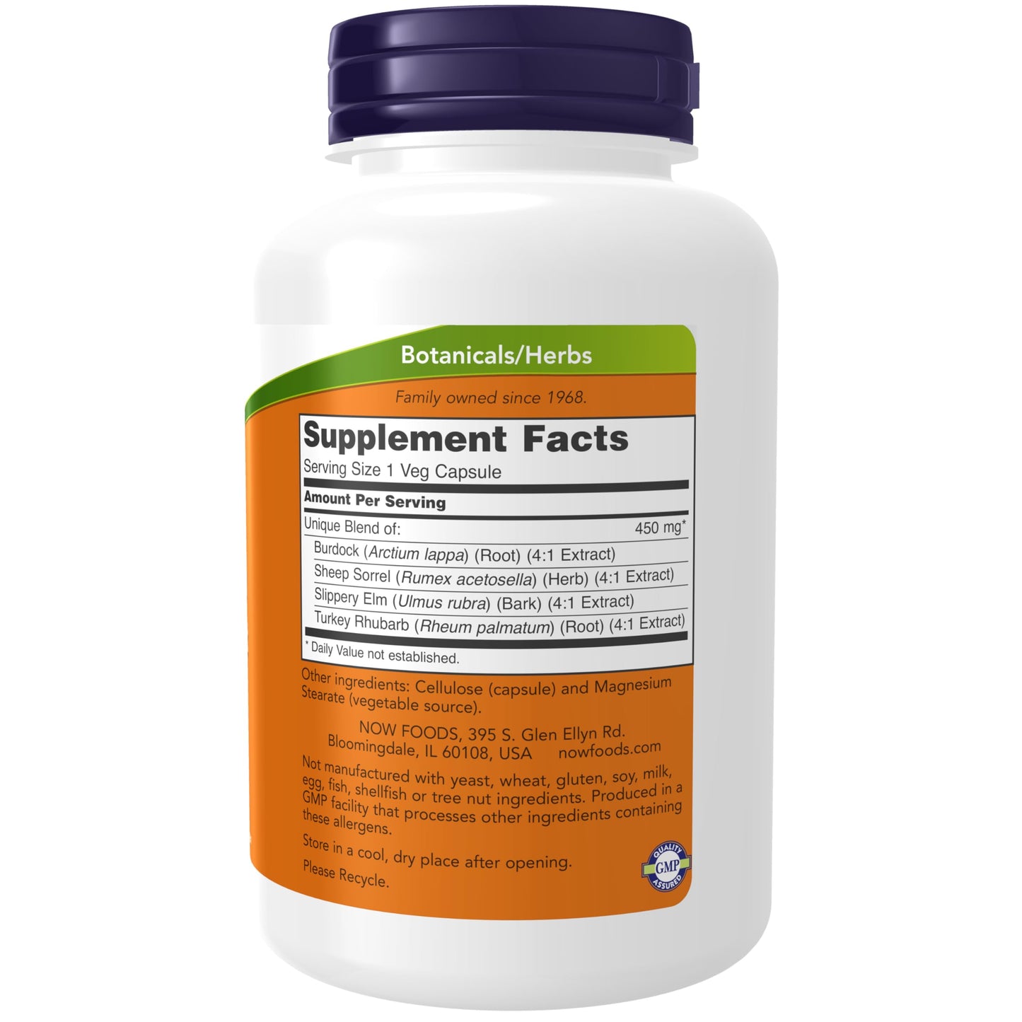 NOW Supplements, Ojibwa Herbal Extract 450 mg, Concentrated Blend , Alcohol-fFree, 4:1 Herbal Extracts, 180 Veg Capsules NOW FoodsBuy Supplements Australia