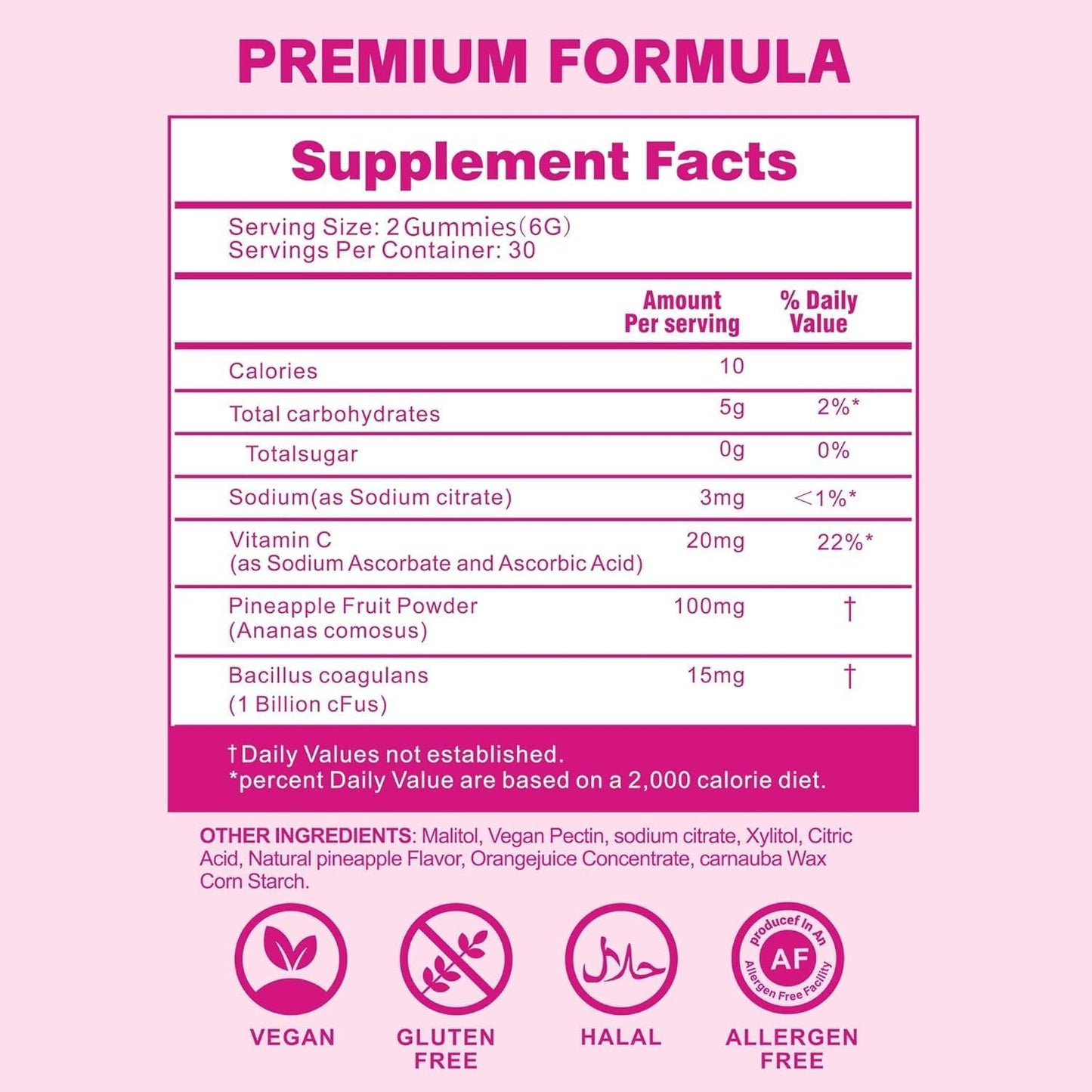 Shytrouy Premium Feminine Balance Gummies for Women, Vaginal Probiotics - pH Balance & Immune Defense Support for Feminine Health, Hawaiian Pineapple Flavor - 60 Count ShytrouyBuy Supplements Australia