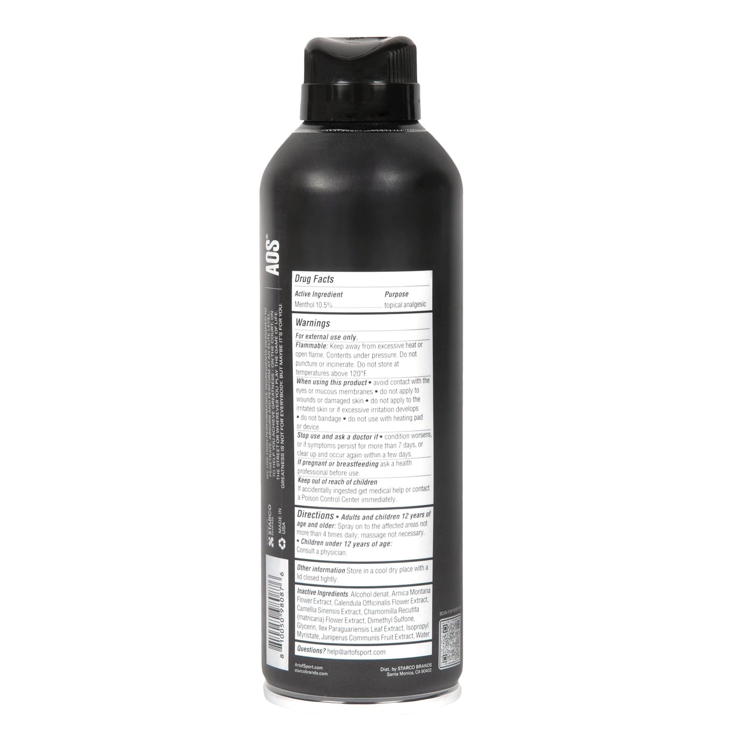 Art of Sport Muscle Relief Spray for Men – Cooling Menthol Pain Relief for Sore Muscles & Joints – Back, Neck, Knee, Shoulder, Hip – Fast-Acting Body Spray – Made for Athletes – 5 fl oz (2-Pack) Art of SportBuy Supplements Australia