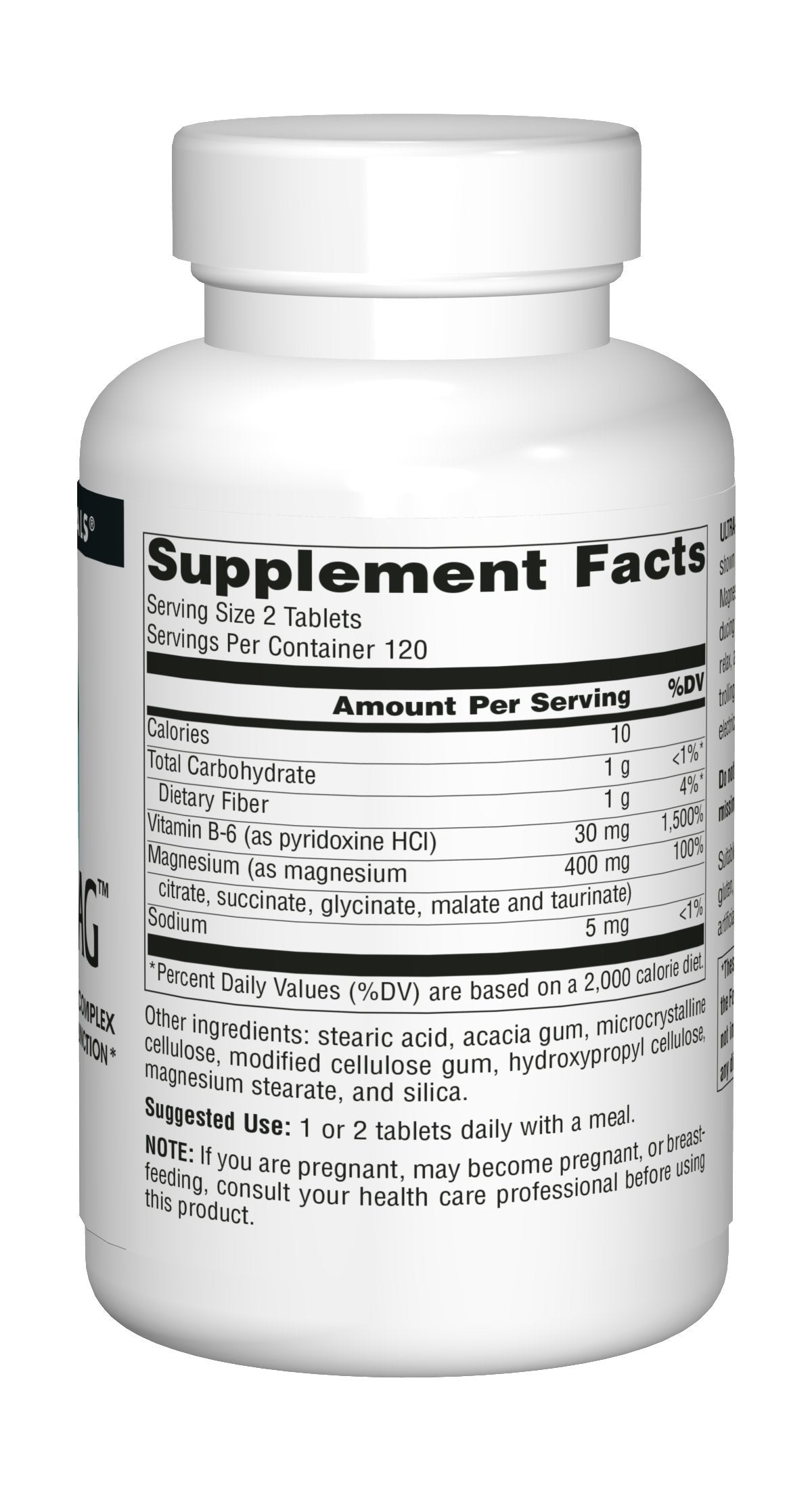 Source Naturals Ultra-Mag High-Efficiency Magnesium Complex - Maintains Muscle Source NaturalsBuy Supplements Australia