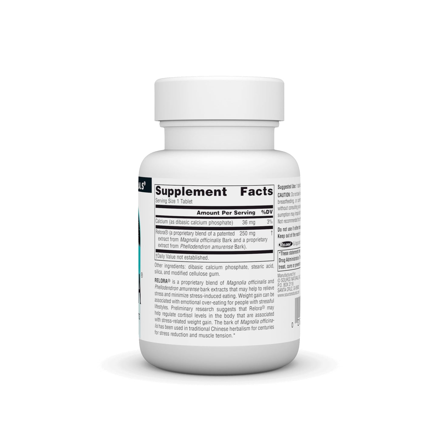 Source Naturals Relora, Promotes Healthy Eating Behavior and Muscle Relaxation Support*, 250 mg - 90 Tablets Source NaturalsBuy Supplements Australia
