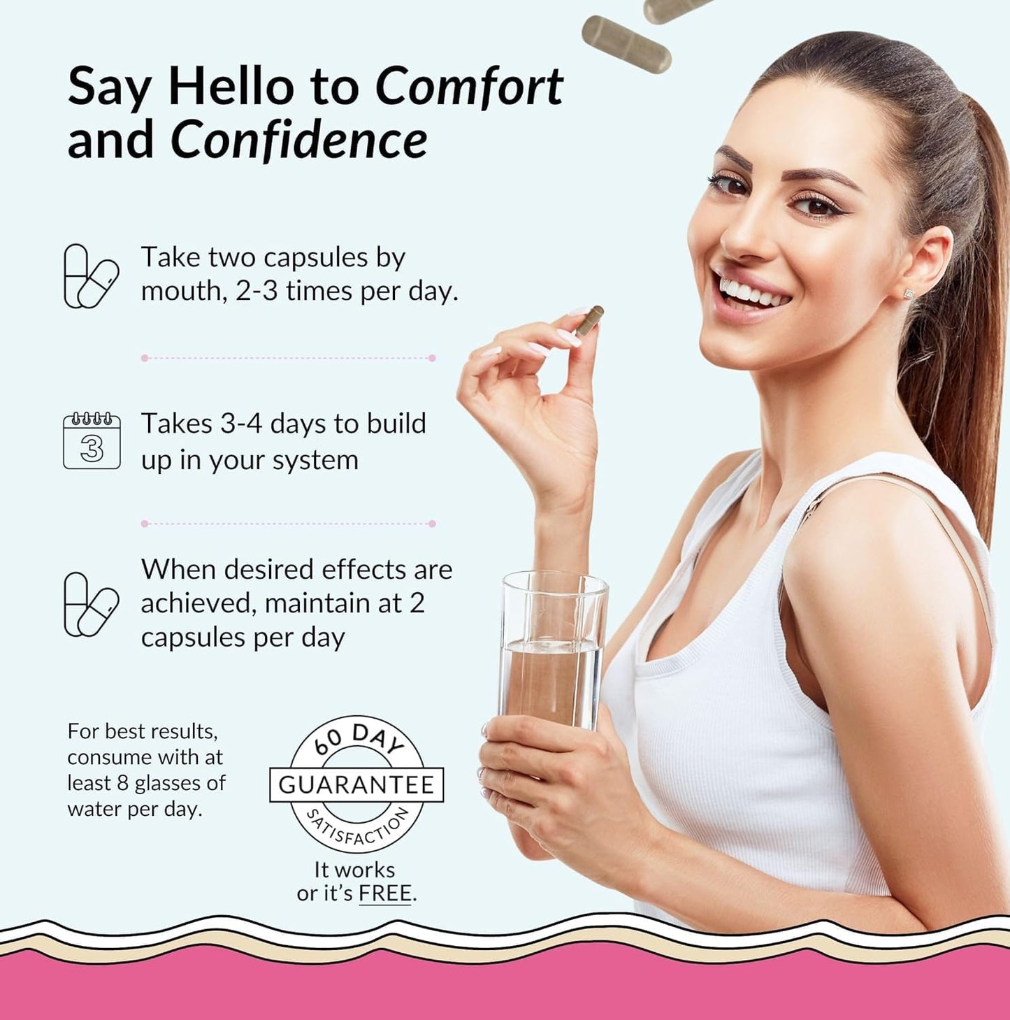 Flower Power ‘She Juicy’ Supplement for Vaginal Health | Slippery Elm Bark | Feminine Flower PowerBuy Supplements Australia