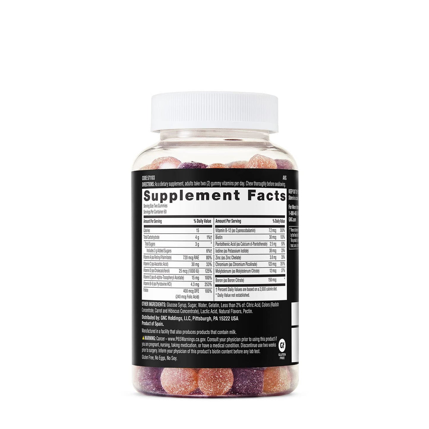GNC Mega Men Gummy Multivitamin | Supports Energy, Metabolism, and Immune System GNCBuy Supplements Australia