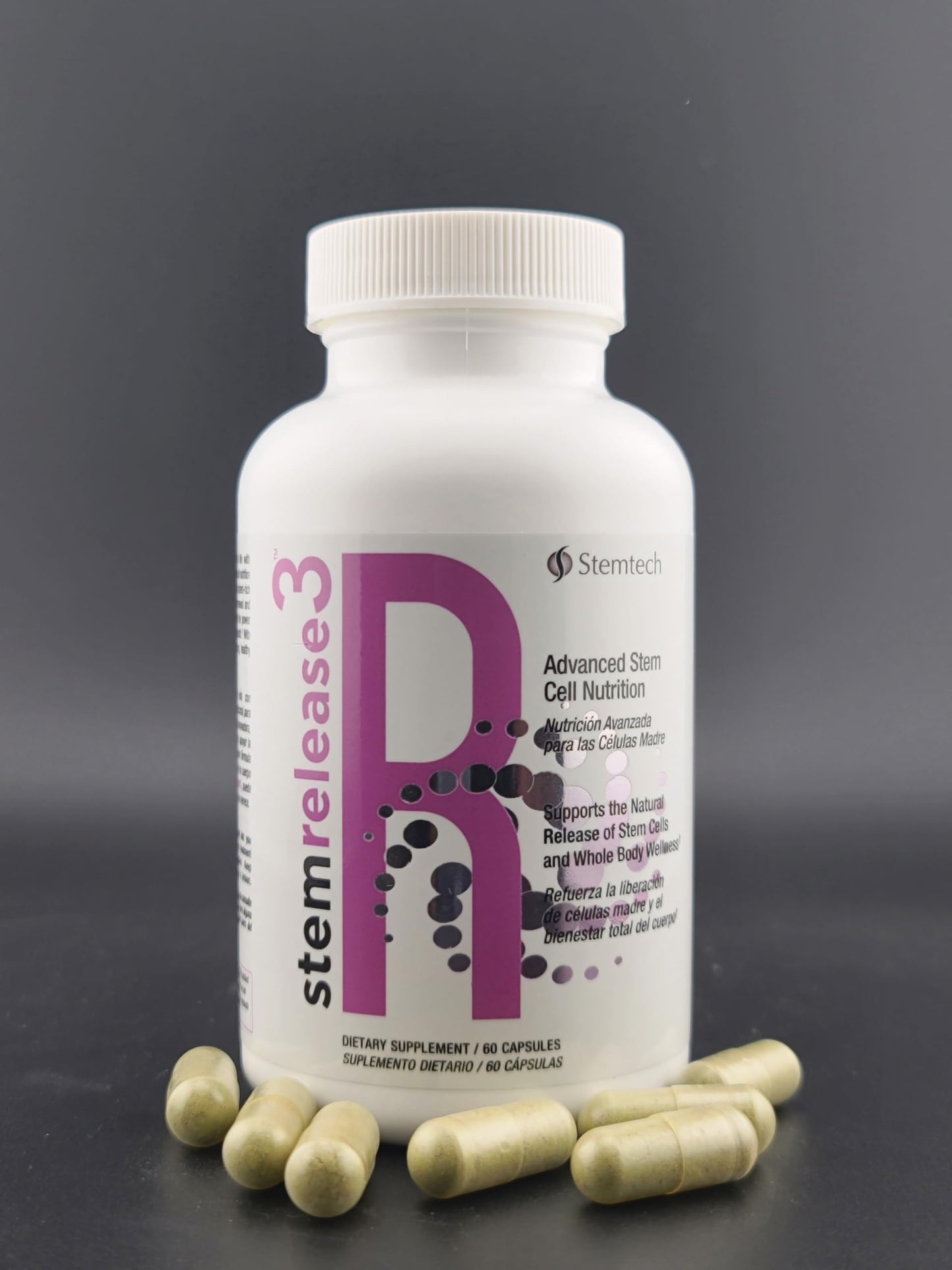 Stemtech Stemrelease3 Cutting-Edge Stem Cell Nutrition for Natural Renewal and Youthful Vitality, Exclusive Blend for Enhanced Telomere Health, 60 Capsules StemTechBuy Supplements Australia