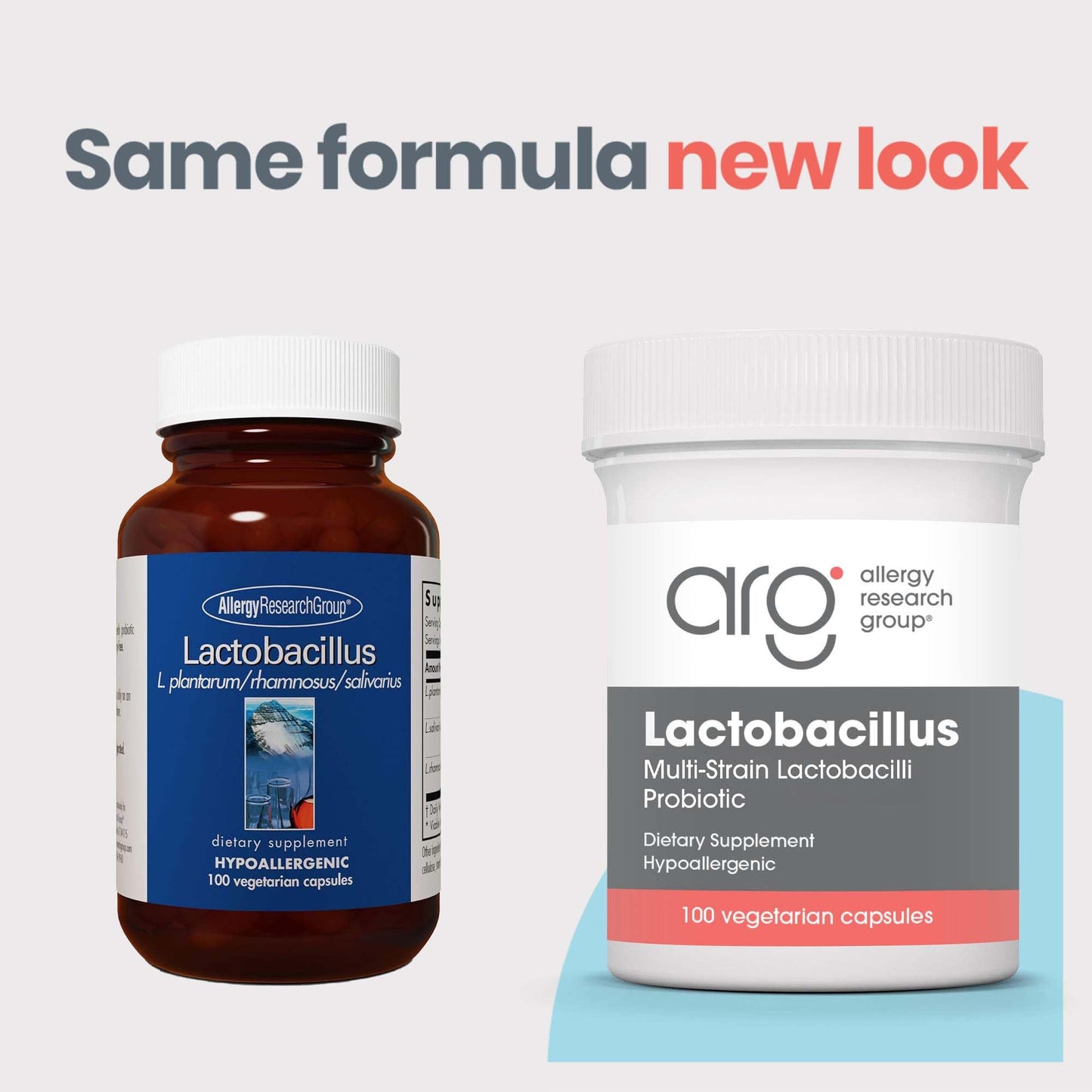 Allergy Research Group Lactobacillus Supplement - Probiotics for Men & Women, Digestive Health, Gut Health, Vegetarian Capsules - 100 Count Allergy Research GroupBuy Supplements Australia