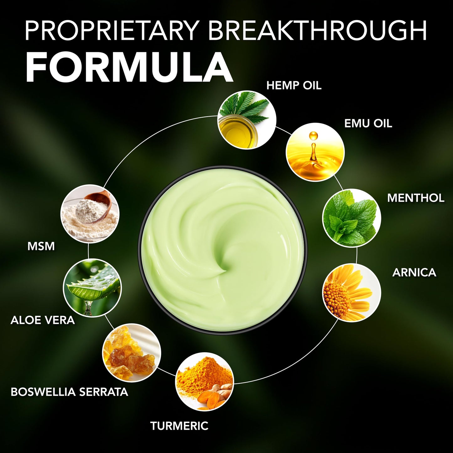 Hemp Cream Maximum Strength with Glucosamine, Arnica, Turmeric, MSM - Natural Hemp Oil Gel Rub - Fast Absorption, Non-Greasy - Advanced Formula - Formulated in USA - 4 FL OZ ArvesaBuy Supplements Australia