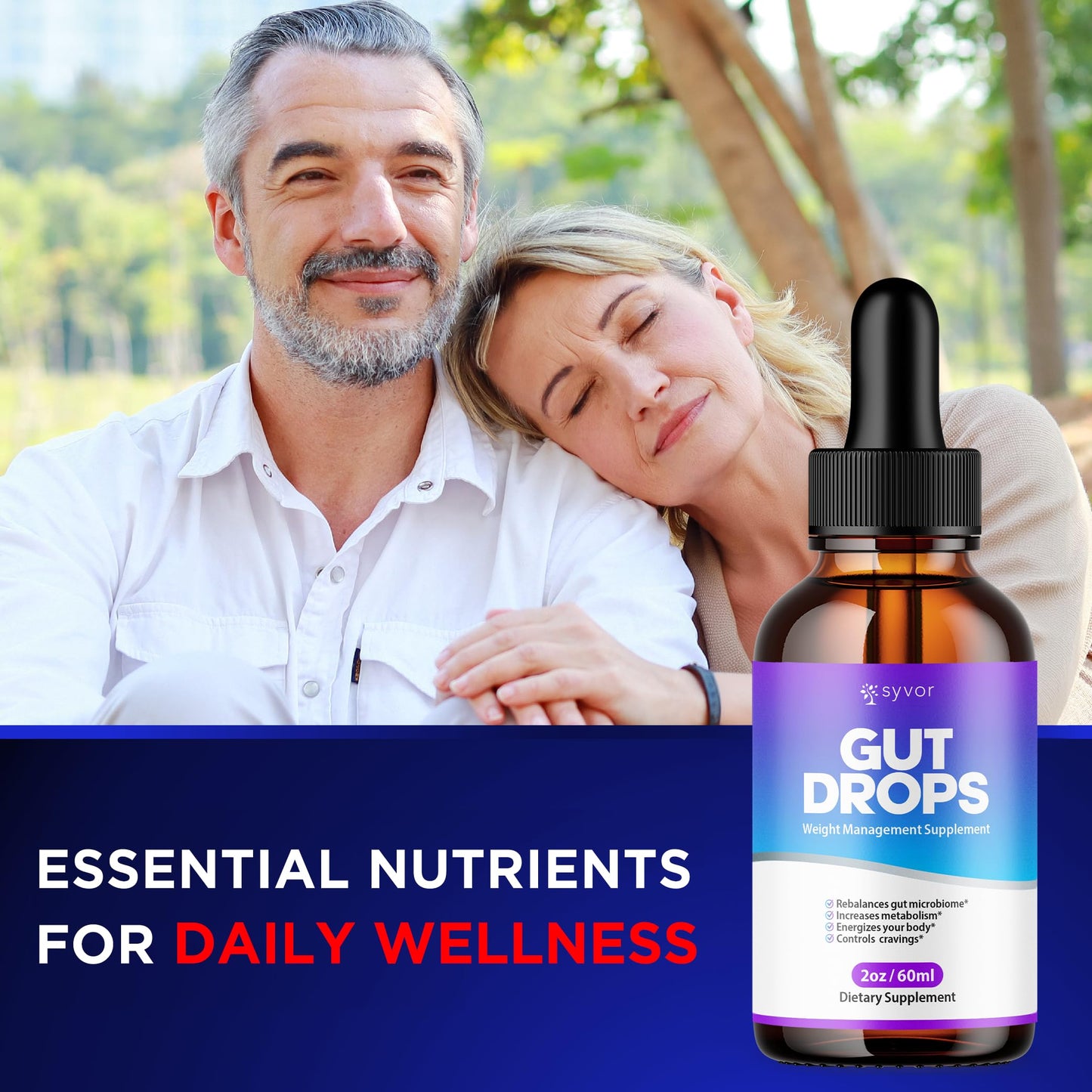 Gut Drops, Official Gut Drops Liquid Supplement Advanced All Natural Vitamin Formula, GutDrop Maximum Strength Biome Support for Health Energy and Wellness Support for Men and Women (30 Servings) SyvorBuy Supplements Australia