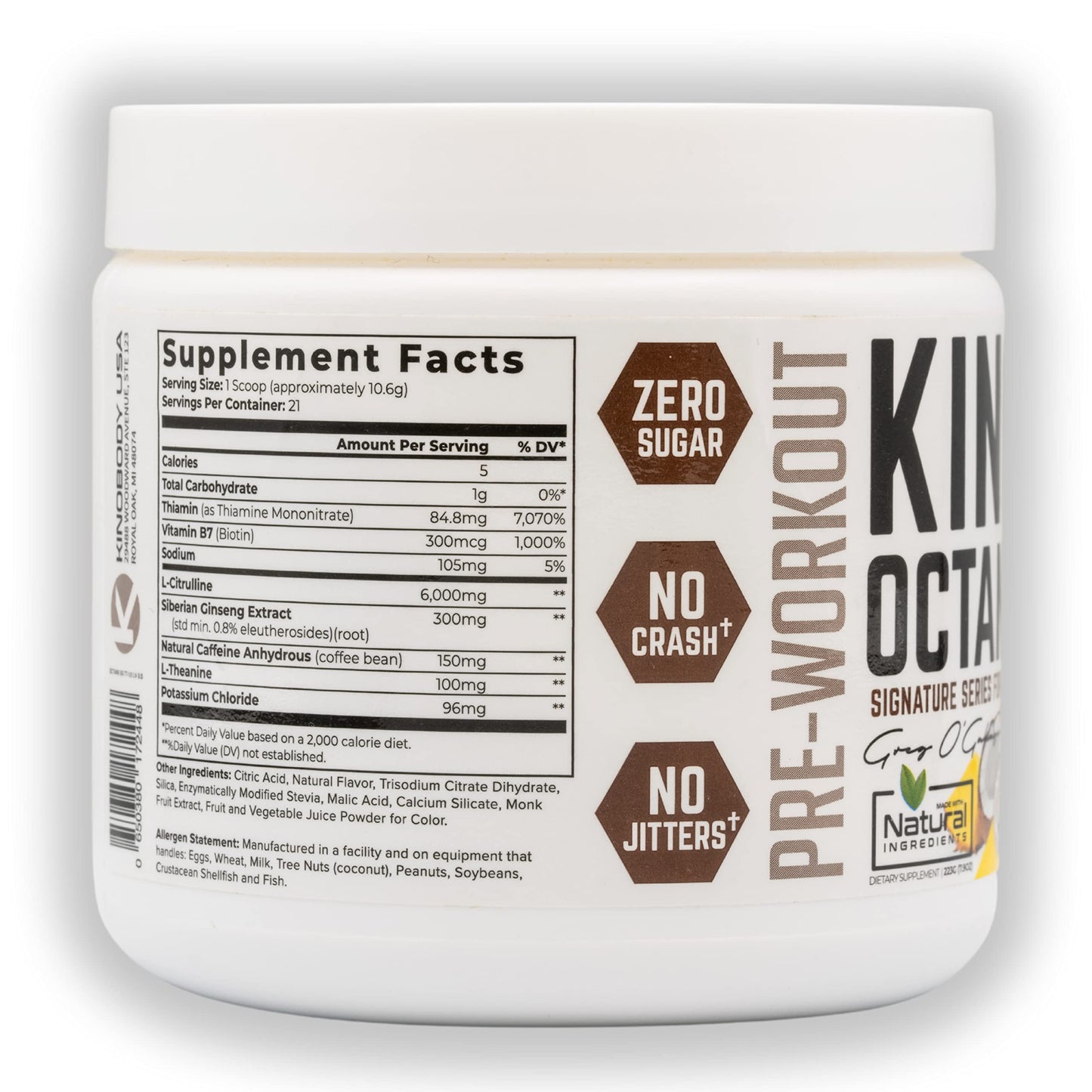 KINOBODY Kino Octane Pre-Workout Supplement Powder for Men and Women, Elevated KINOBODYBuy Supplements Australia