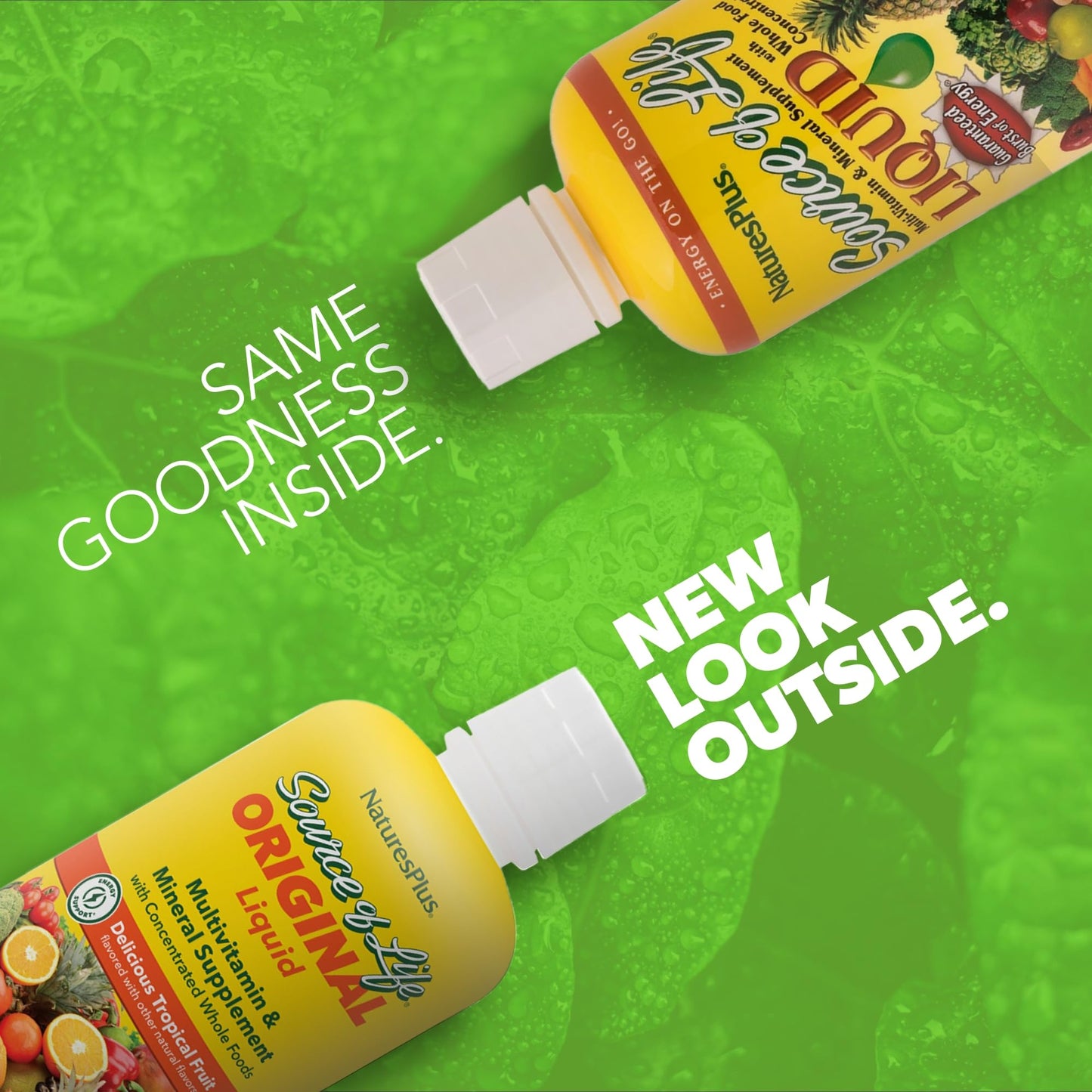 NaturesPlus Source of Life Liquid - 30 fl oz - Tropical Fruit Flavor - Wholefood Supplement, Energy Booster, Antioxidant - Vegetarian, Gluten-Free - 30 Servings Aus HealthcareBuy Supplements Australia