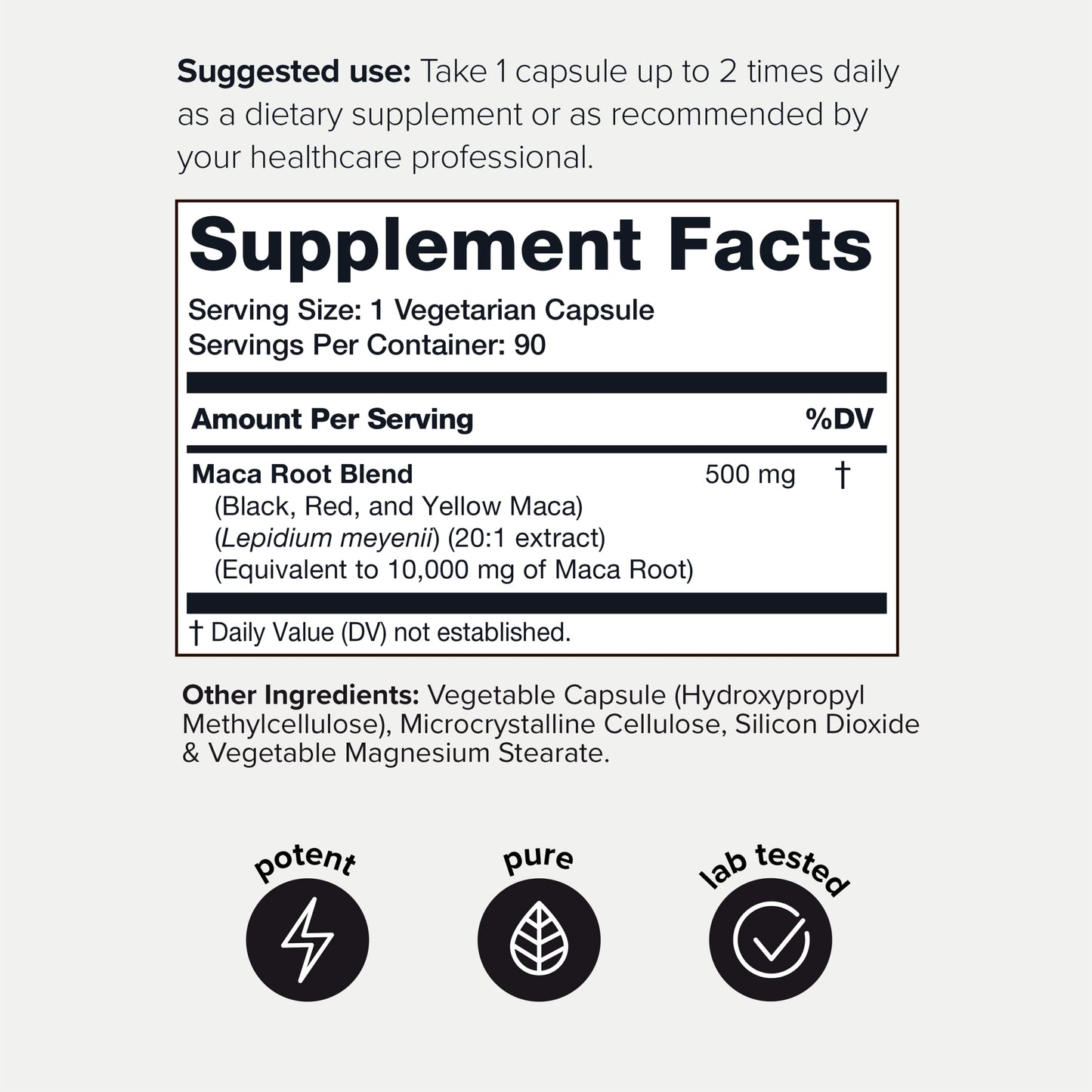 Toniiq 10,000mg 20x Concentrated Extract - Single Origin Wildcrafted Maca Root Capsules ToniiqBuy Supplements Australia