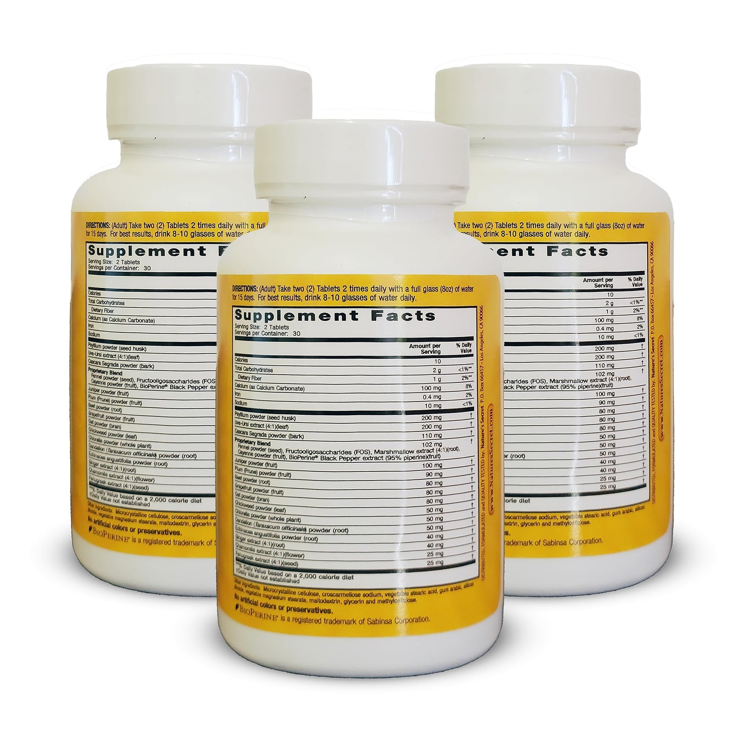 Nature's Secret 15-Day Weight Loss Support Cleanse & Flush (Pack of 3) Nature's SecretBuy Supplements Australia