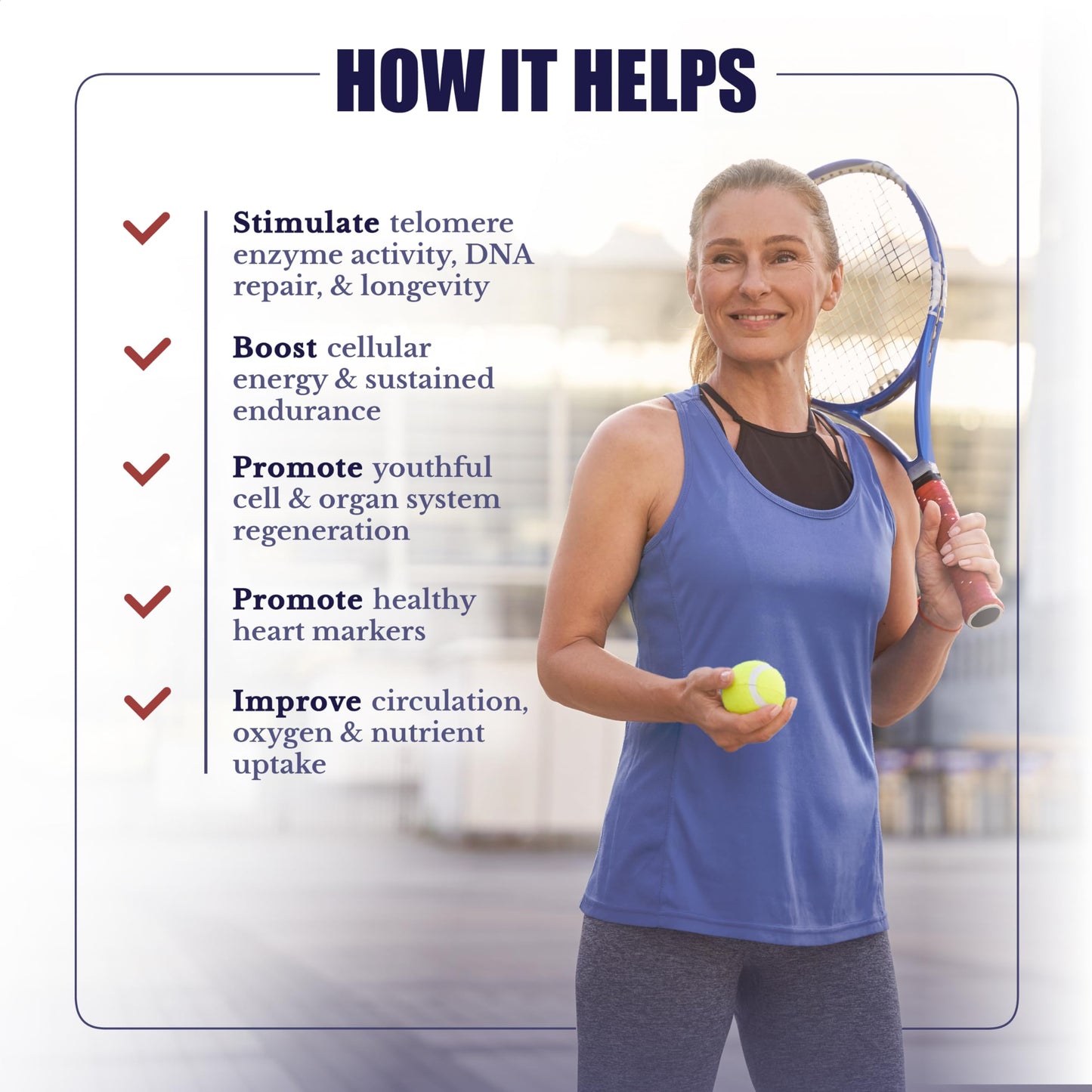 NATION HEALTH MD ActiveSpan - Longevity Supplement for Anti Aging - with Ashwagandha Extract, Astragalus, Cat's Claw, Ceylon Cinnamon, L-Lysine, L-Glutamine & More - 60 Capsules NATION HEALTH MDBuy Supplements Australia
