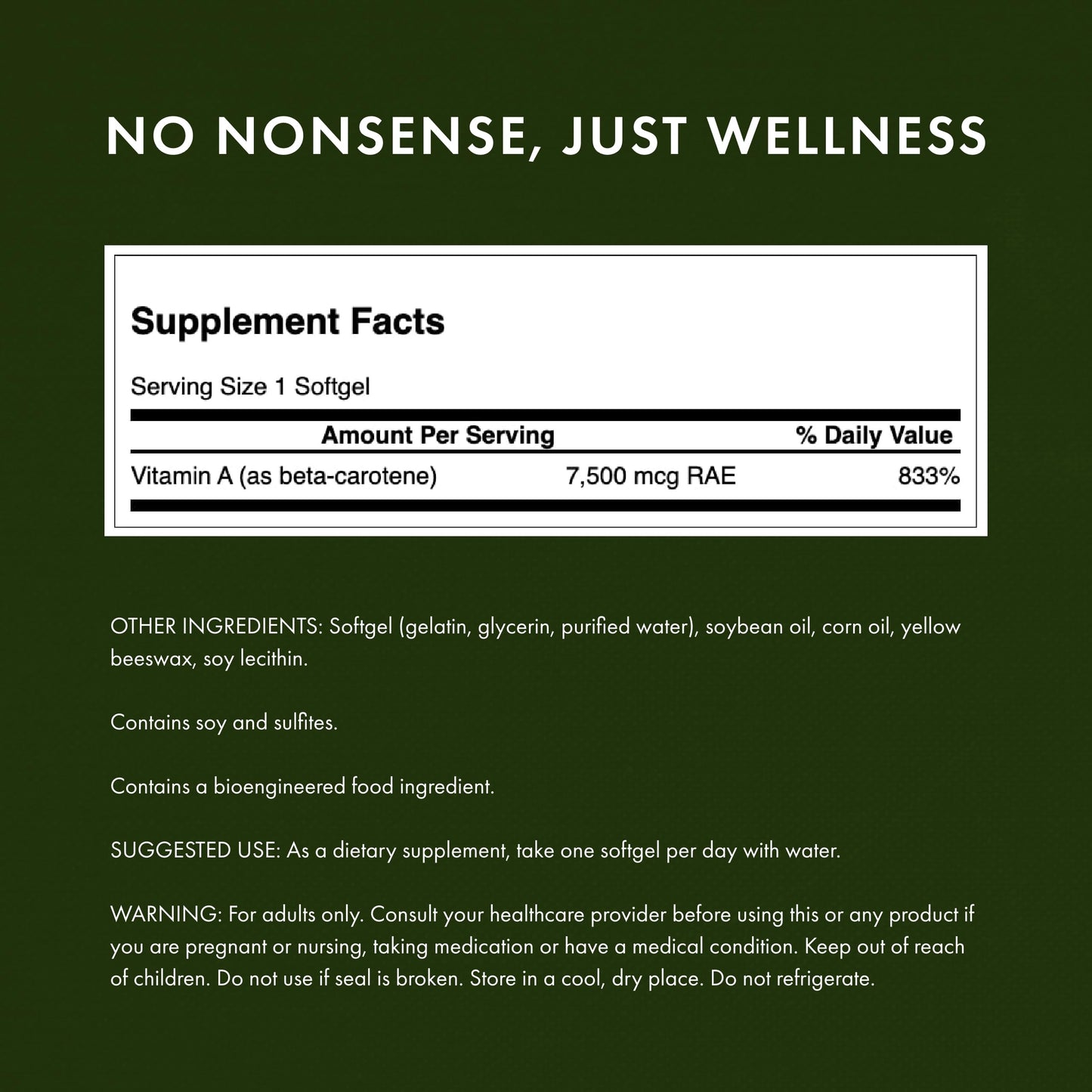 Swanson Beta-Carotene Vitamin A 25,000 IU Eye and Skin Health Supplement for Adults Seeking Vision and Immune Support - 7,500 mcg (300 Softgels) SwansonBuy Supplements Australia