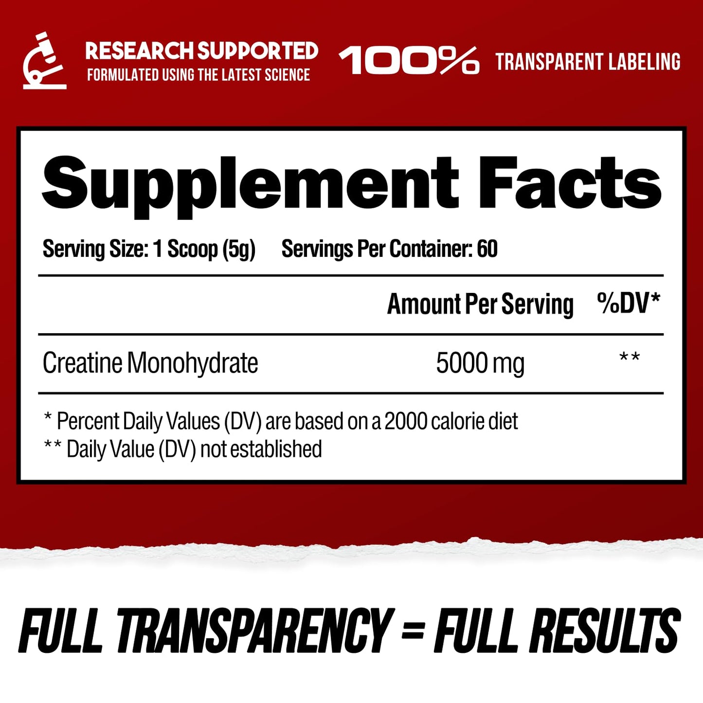 ALPHA LION Creatine Monohydrate Powder, 5000mg Per Serving (5g), Supports Muscle Strength, Power, Athletic Performance, Pure Creatina Monohydrata - Maple Wellness Supplements