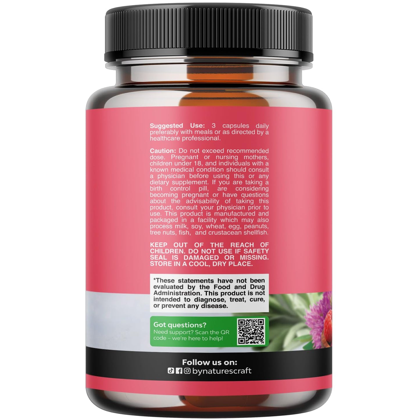 Complete Herbal Menopause Supplement for Women - Multibenefit Menopause Ease Hormone Balance for Women for Night Sweats Mood and More with Dong Quai Vitex Chaste Berry and Black Cohosh - 90 Count - Maple Wellness Supplements