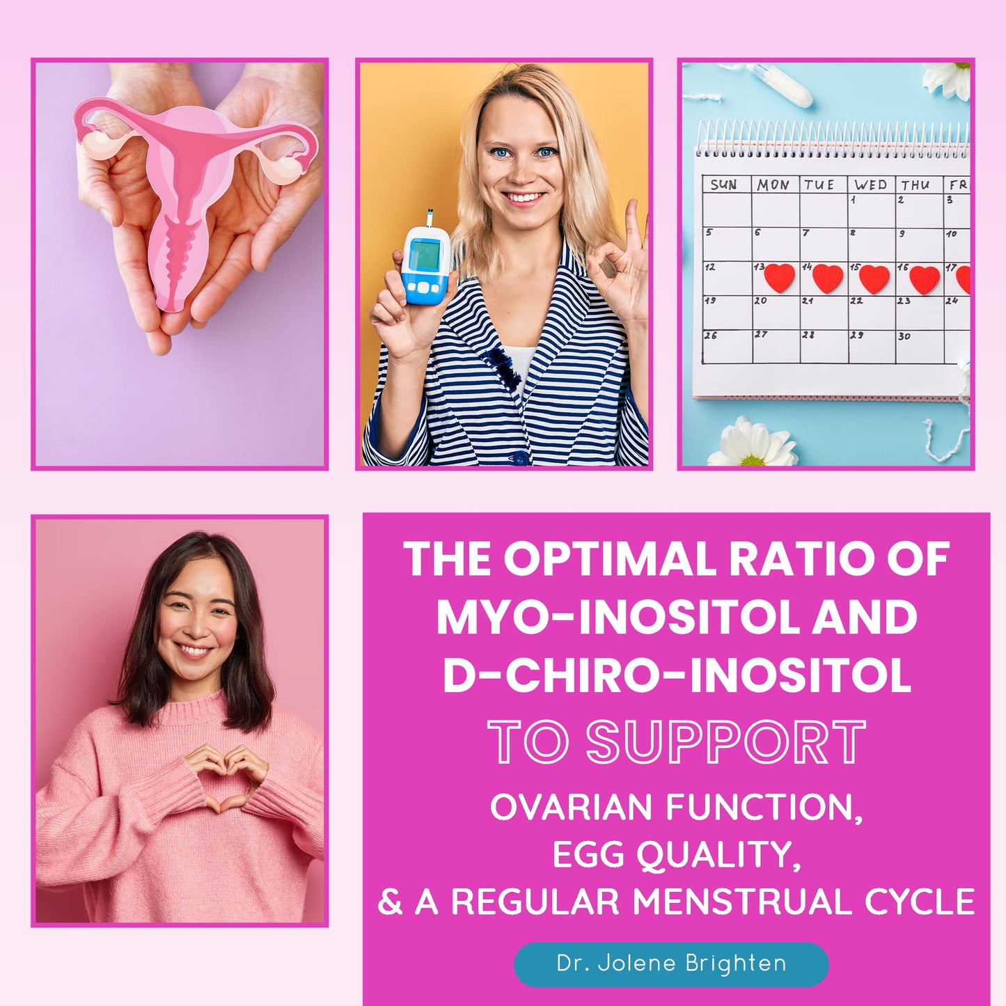 Dr. Brighten Myoinositol Plus - Doctor Formulated Ratio of Myo- and D-Chiro-Inositol - Maple Wellness Supplements