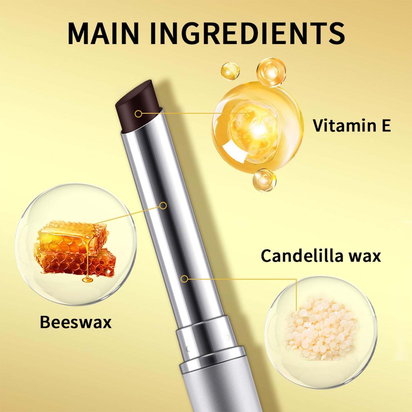 Honey Lipstick Tinted Lip Balm - Sheer Hydrating Lipstick for All Skin Tones - Moisturizing Lip Color, Nourishing Lip Balm with a Hint of Natural Black Cherry Tint - Maple Wellness Supplements