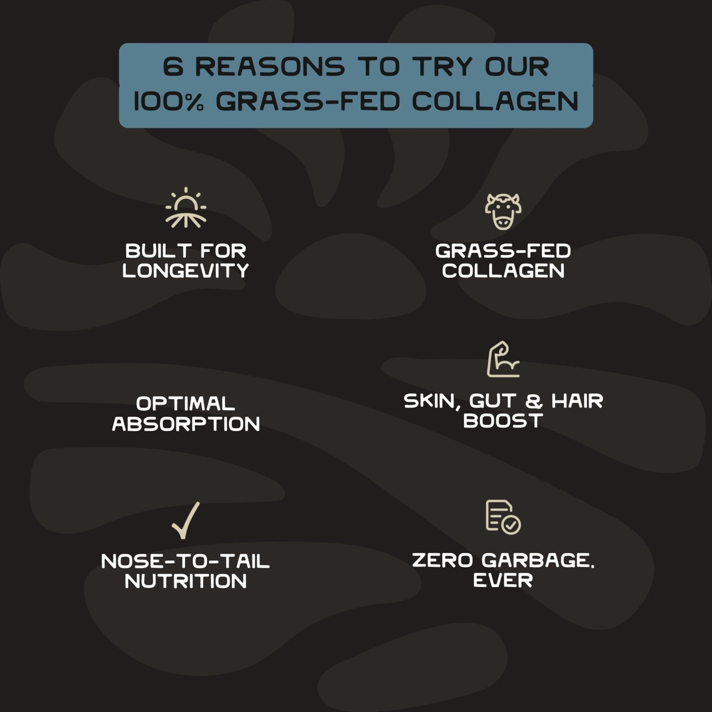 Lineage Provisions 100% Grass Fed Collagen Powder UNFLAVORED – Hydrolyzed Bovine Collagen Peptides with Trachea, Scapula, Eggshell Membrane – Collagen Protein Powder with Vitamin C – 30 Servings - Maple Wellness Supplements