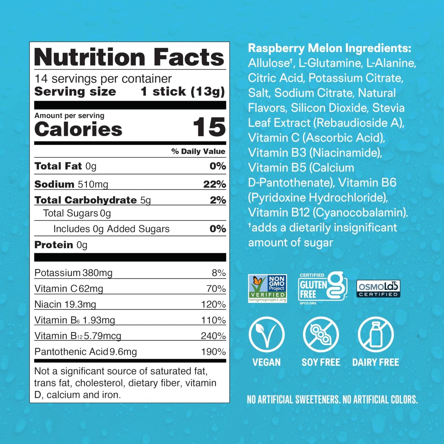 Liquid I.V.® Hydration Multiplier Sugar-Free - Raspberry Melon | Electrolyte Powder Drink Mix | 3 Pack (42 Servings) - Maple Wellness Supplements
