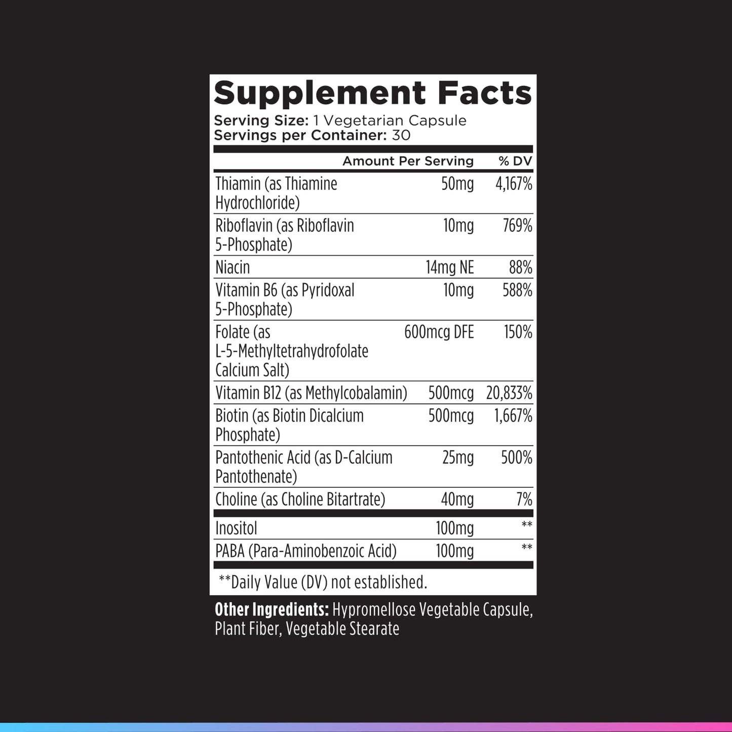 Livingood Daily Vitamin B Complex Capsules for Men and Women, Methylated B12 & Folate, 11 Active Forms Including B1 B2 B3 B5 B6 & Biotin, Gluten Free - Maple Wellness Supplements